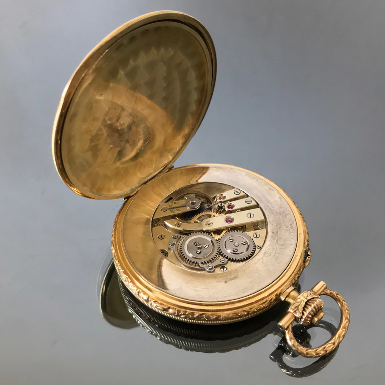 Gold pocket watch