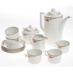 Porcelain set for five persons