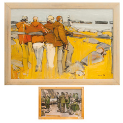 Fishermen (Double-sided painting)
