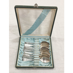 Set of 9 silver spoon's in original box