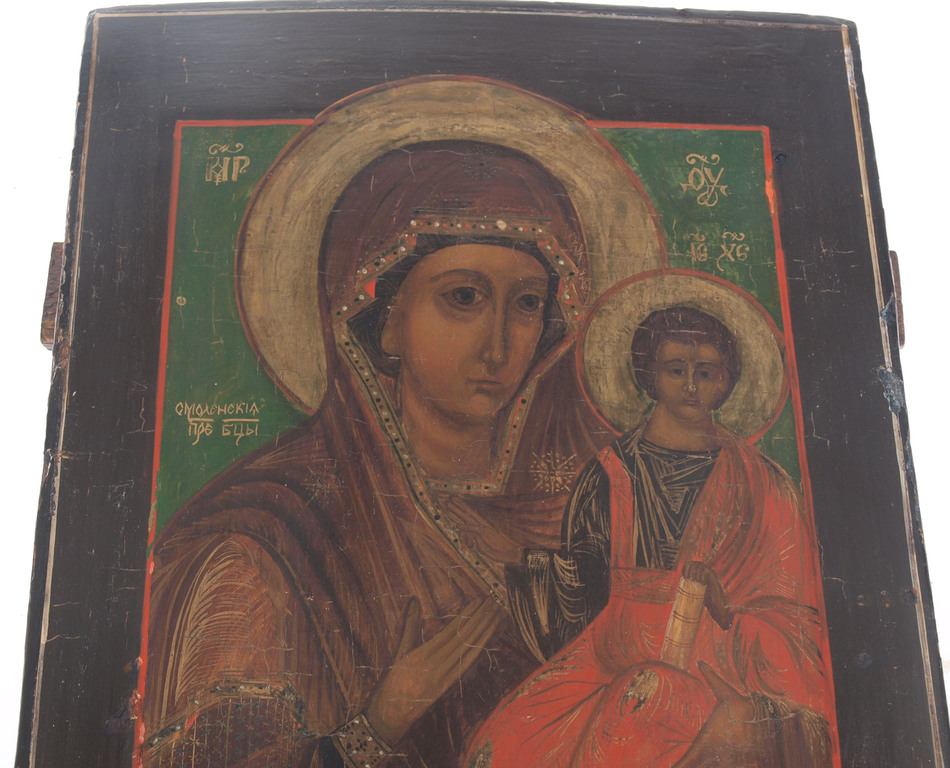 Wooden icon with painting 