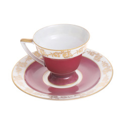 Porcelain cup with saucer 