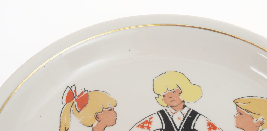 Porcelain plates for kids (2 pcs.)