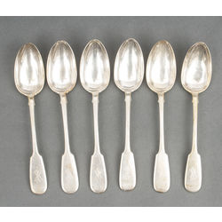 Silver spoon set 6 pcs.