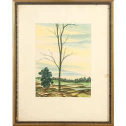 Landscape with tree