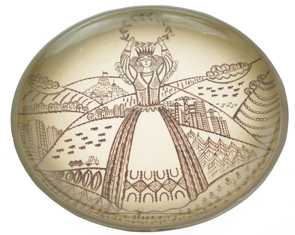 Ceramic plate 