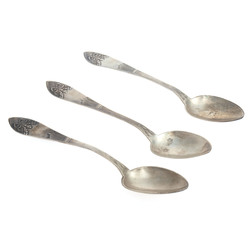 Silver spoons (3 pcs.)