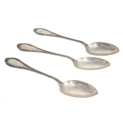 Silver spoons (3 pcs.)