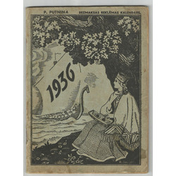 P.Putnina free advertising calendar for 1936