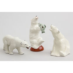 3 Porcelain Figures 