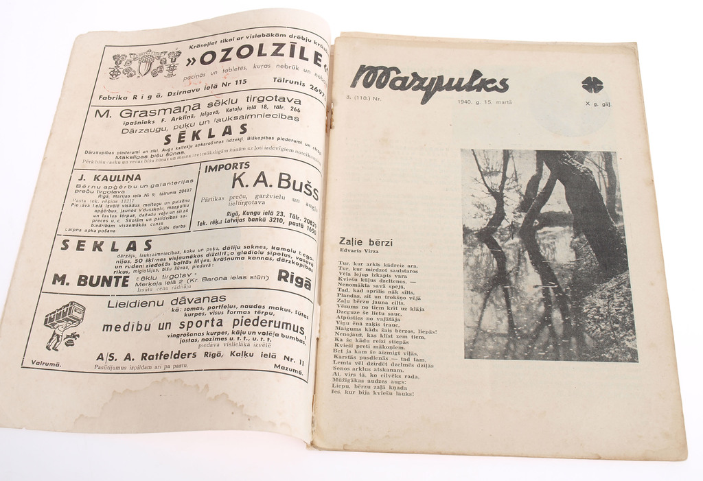 Mazpulks, 1940. No.1-4. 