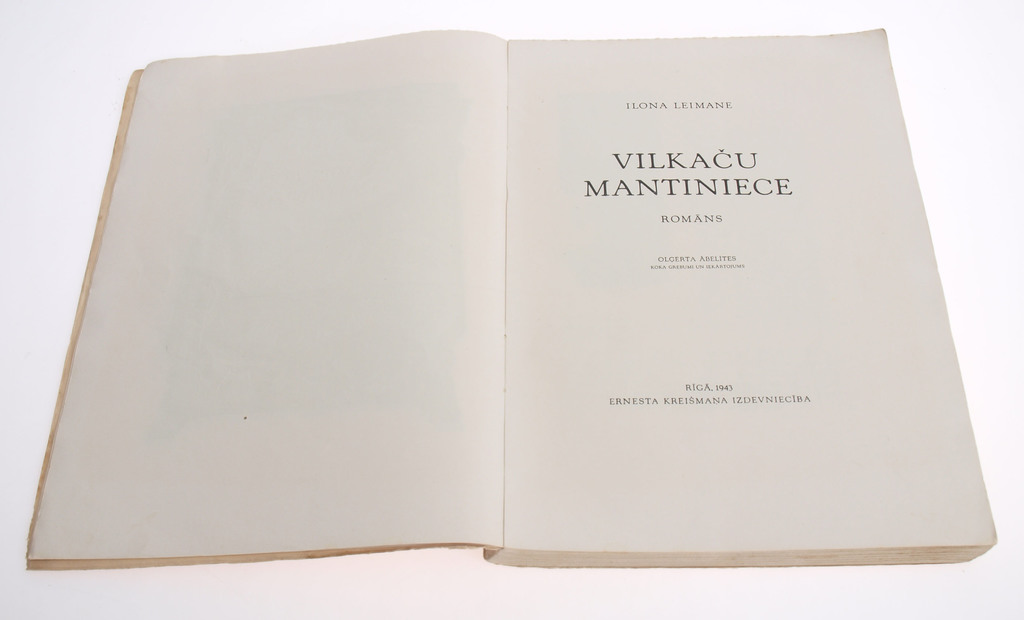 Vilkaču mantiniece(novel), Ilona Leimane