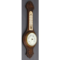 Oak barometer