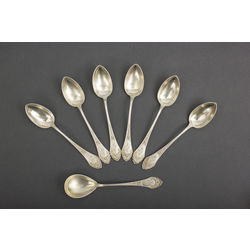 Silver spoons( 6+1=7 pcs.)
