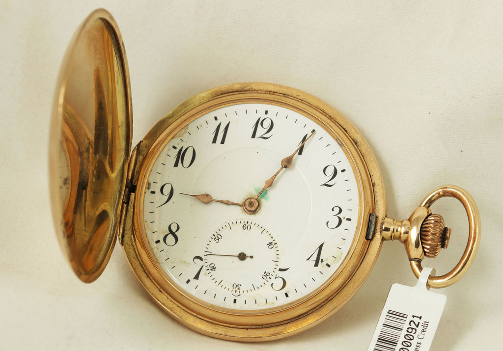 Gold pocket watch