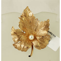 Gold brooch 