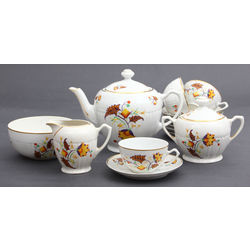 Art-deco stila porcelāna tējas servīze 12 personām