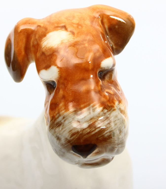 Porcelain figure ''Dog - terrier