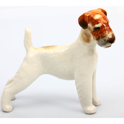 Porcelain figure ''Dog - terrier