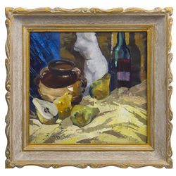 Still life with pears