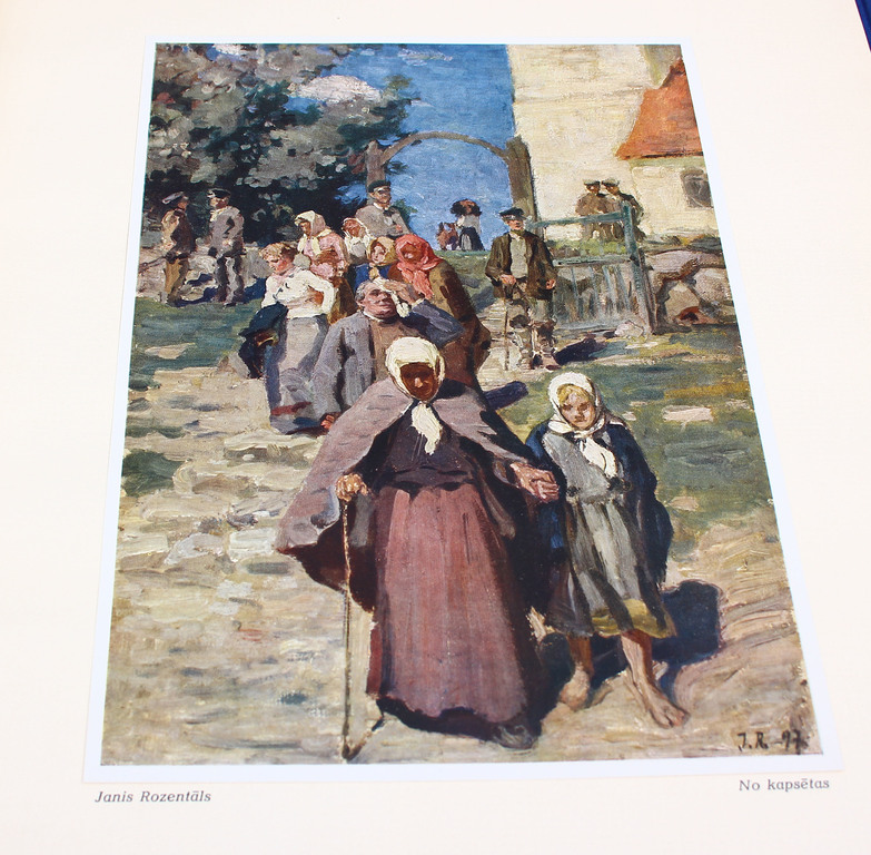Latvian painting II, III (A collection of color reproductions)
