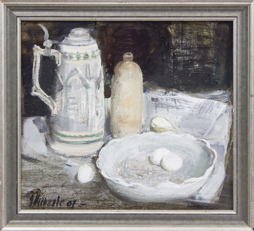 Still life with dishes