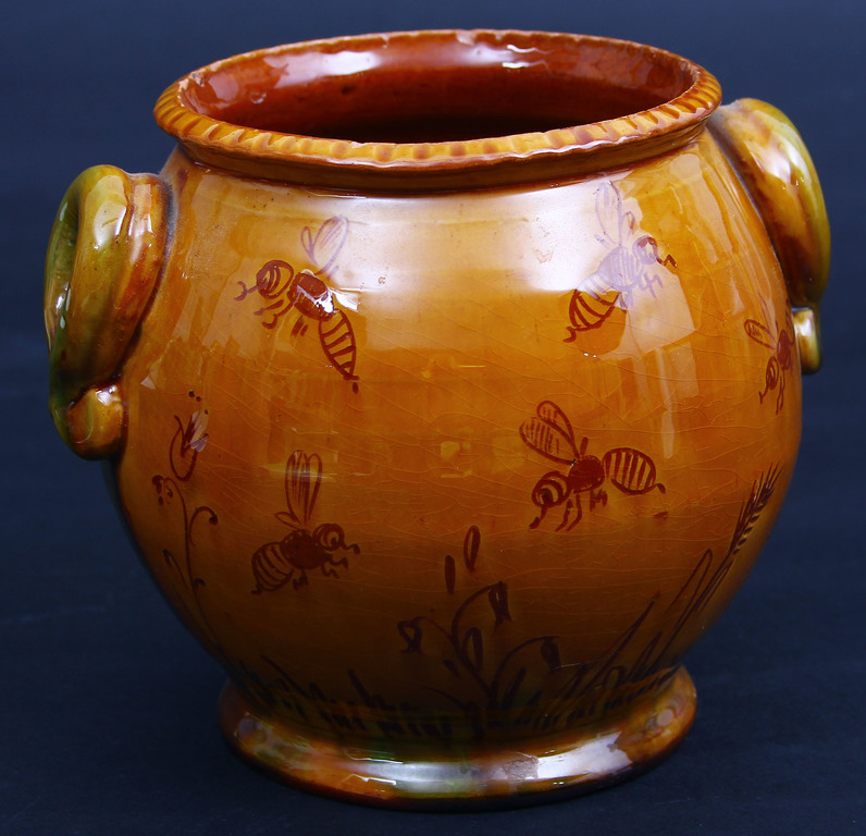 Ceramic Honey Pot