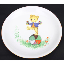 Porcelain plate for children 
