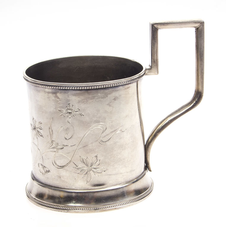 Silver cup holder