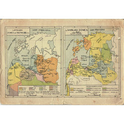 Various maps of Europe and Latvia