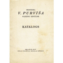 V. Purvitis painting exhibition catalog