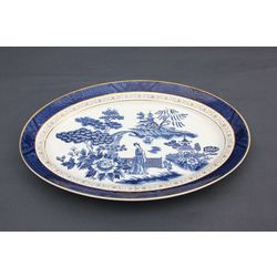 Painted porcelain plate