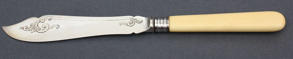 Нож из серебро для письма в стиле модерн
