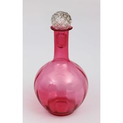 Small glass decanter