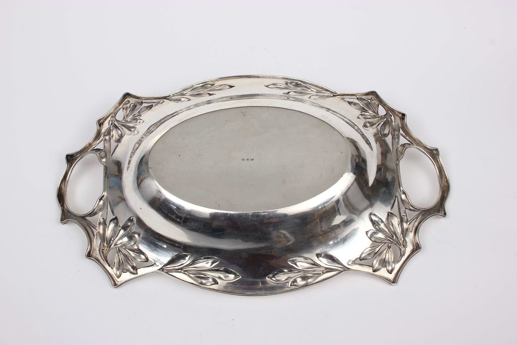 Art Nouveau style silver utensil