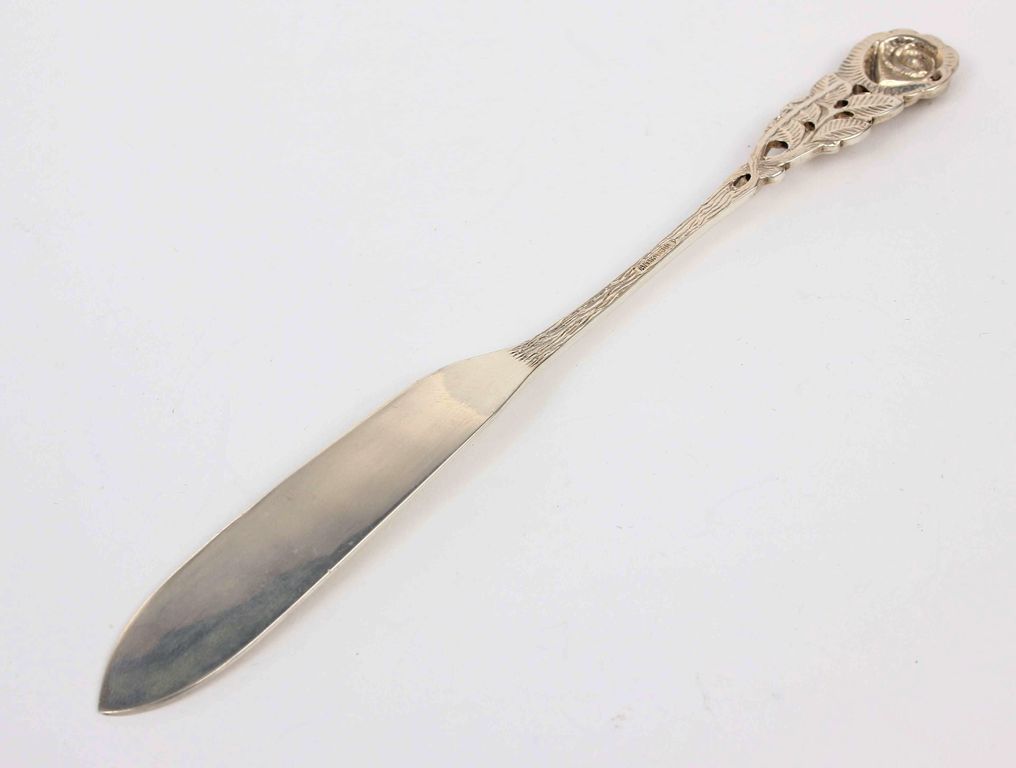 Silver butter knife 