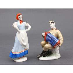 Porcelain figurines 2 pcs. 