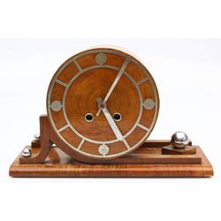 Table clock in art deco style