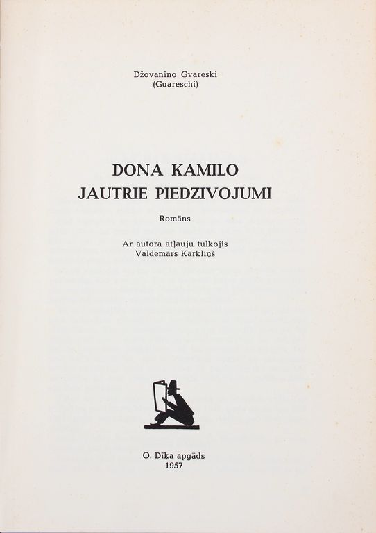 Džovanīno Gvareski, Dona Kamilo Jautrie piedzīvojumi(novel)