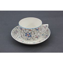 Porcelain cup with saucer