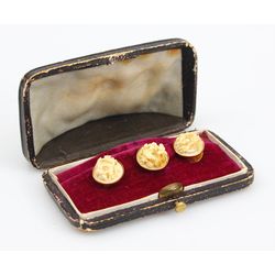 Gold cufflinks