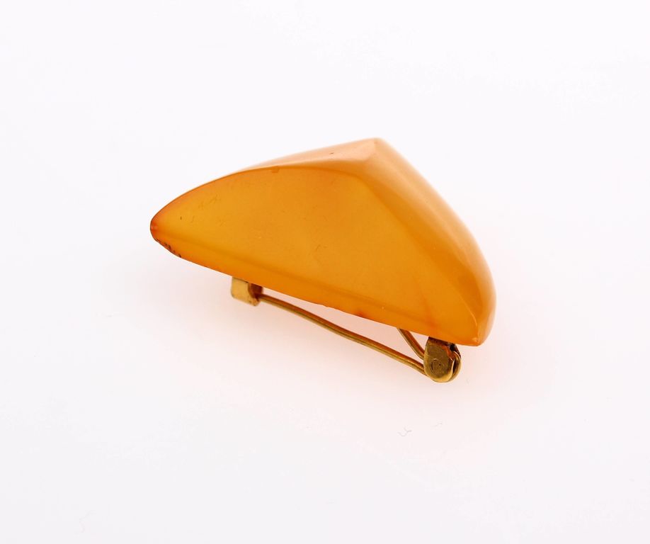 100% Natural Baltic amber brooch/pin, 6.56 g