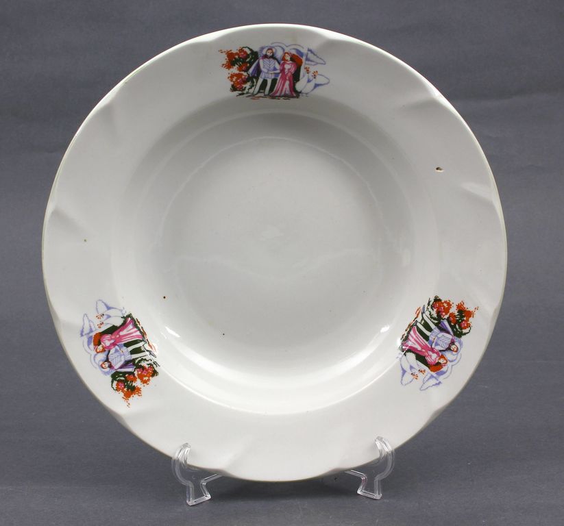 Porcelain Soup Plate 