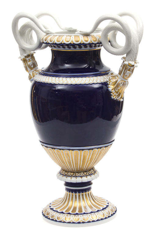 Huge Miessen porcelain vase