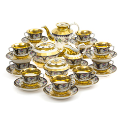 Porcelain tea/coffee porcelain set for 11 people