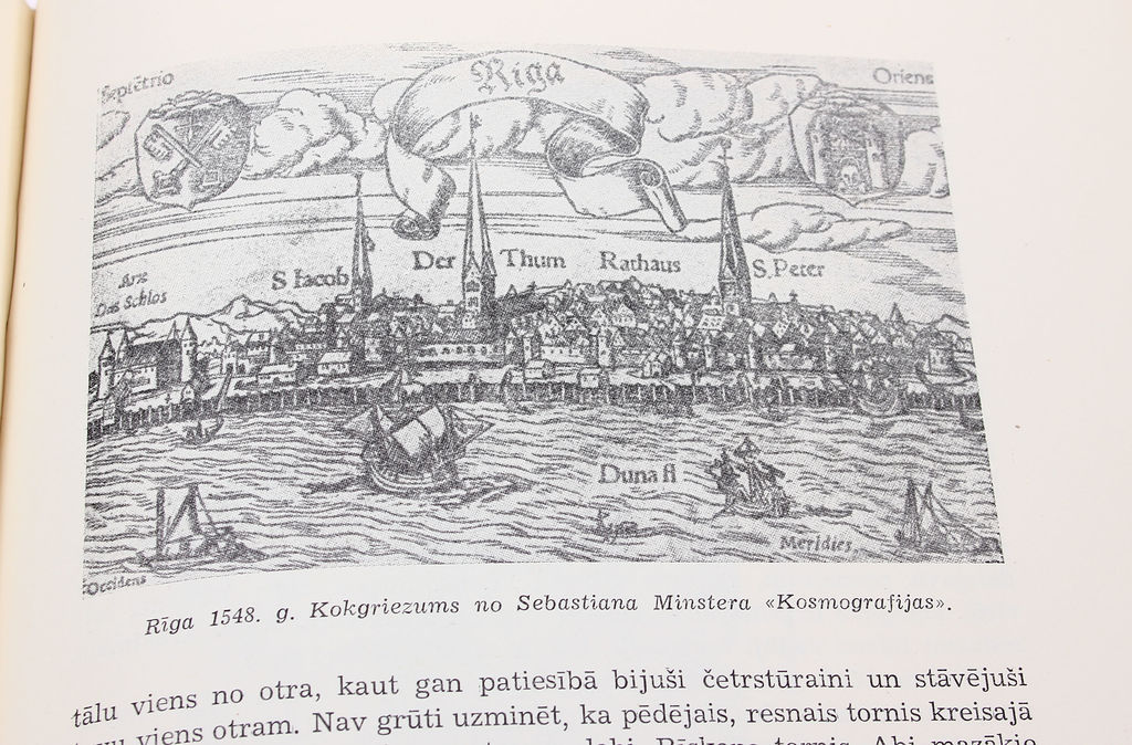 J.Straubergs, Vecā Rīga ar Vecās Rīgas situācijas plānu (ap 1500.gadu)