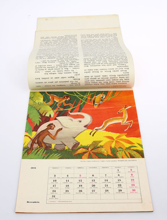 Pasaku kalendārs 1973