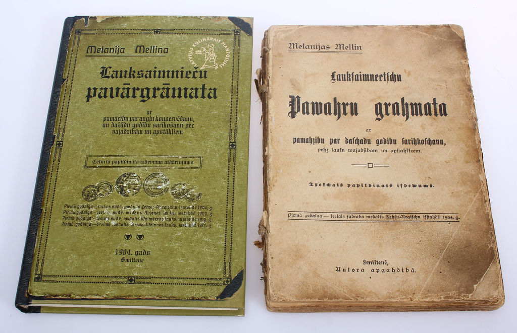 Melanija Mellina, Lauksaimnieču pavārgrāmata (2 Books)