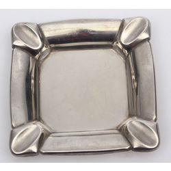 Art Deco Style Silver Plated Ashtray