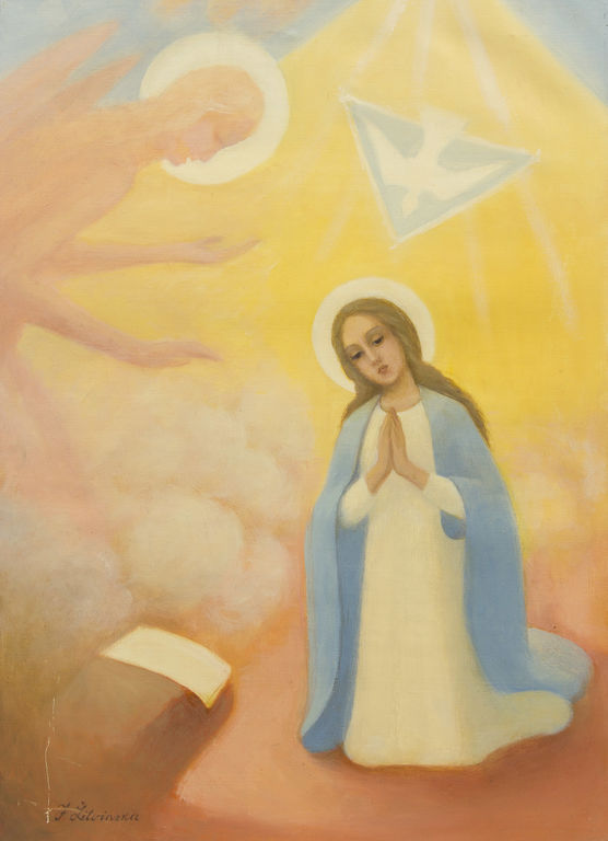 Мать Иисуса Христа, Благовещение Ангела